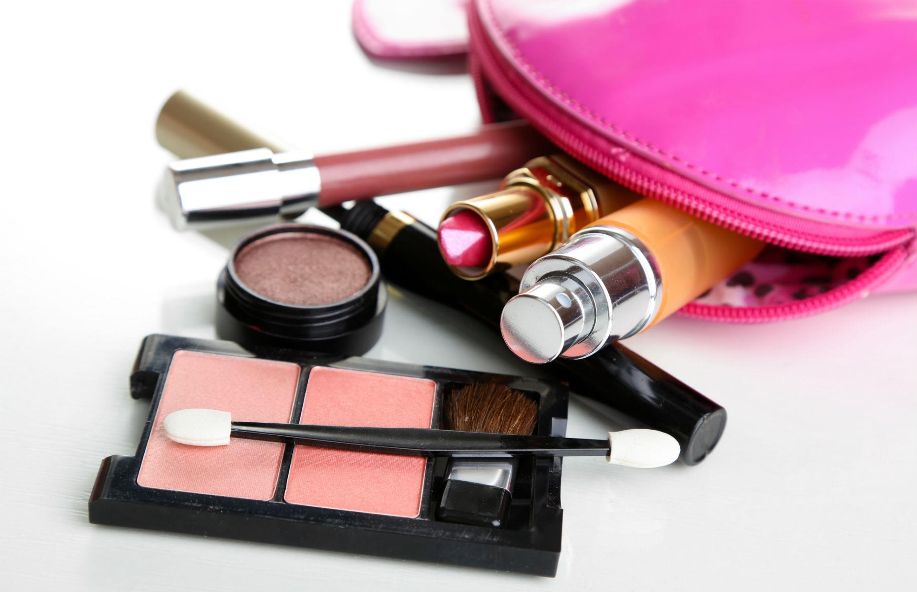 Bring half-used cosmetics